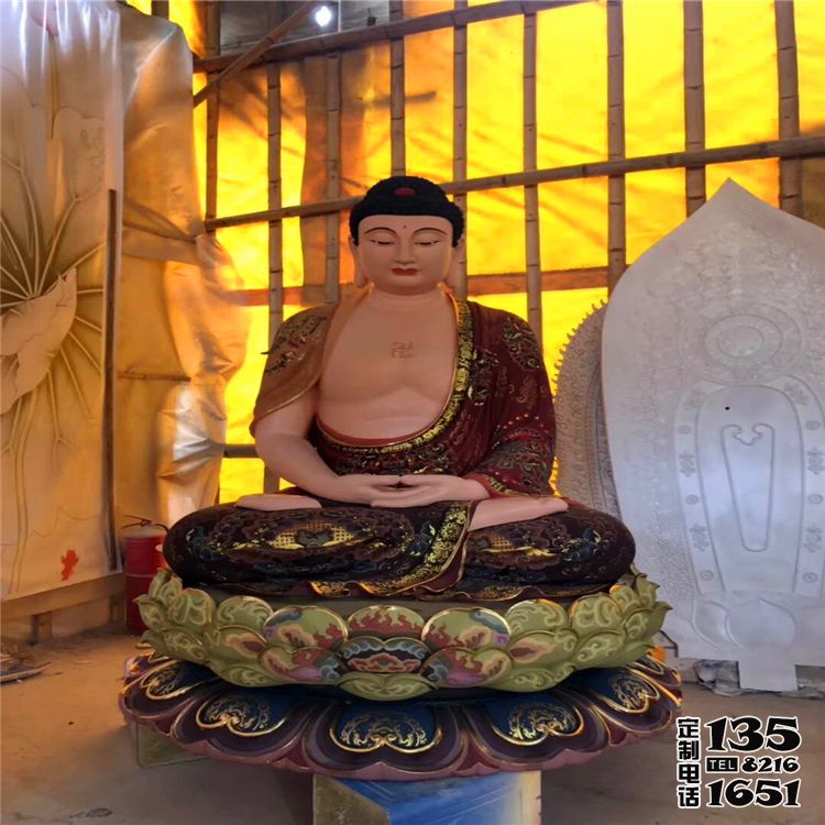 景區(qū)大型景觀(guān)供奉神佛玻璃鋼三圣雕塑 景區(qū)大型景觀(guān)供奉神佛玻璃鋼三圣雕塑