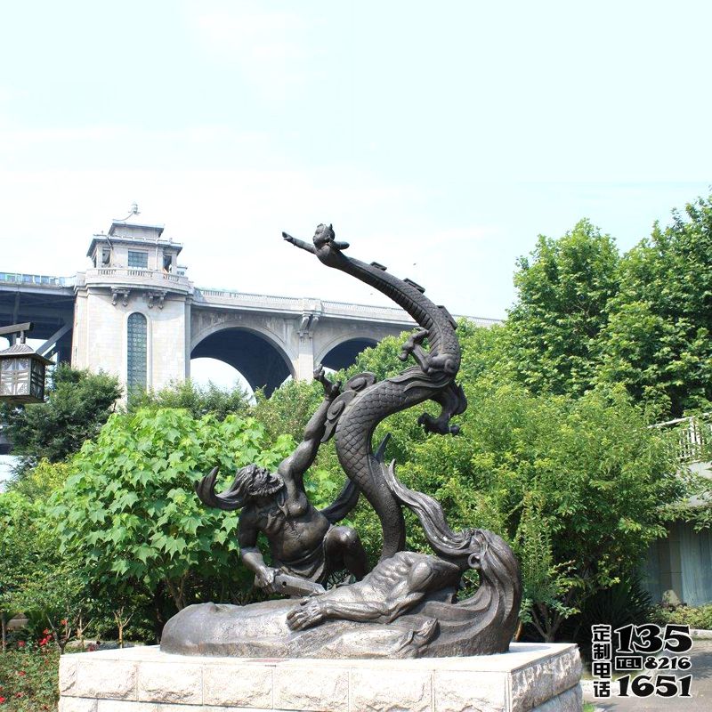 廣場花園擺放大禹治水玻璃鋼仿銅雕塑 廣場花園擺放大禹治水玻璃鋼仿銅雕塑